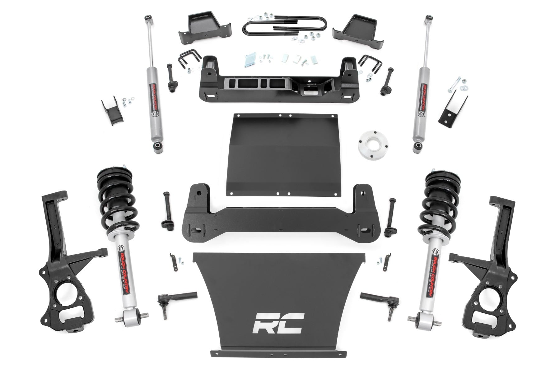 Rough Country 6 Inch Lift Kit N3 Struts Chevy Silverado 1500 2WD (2025-2026)