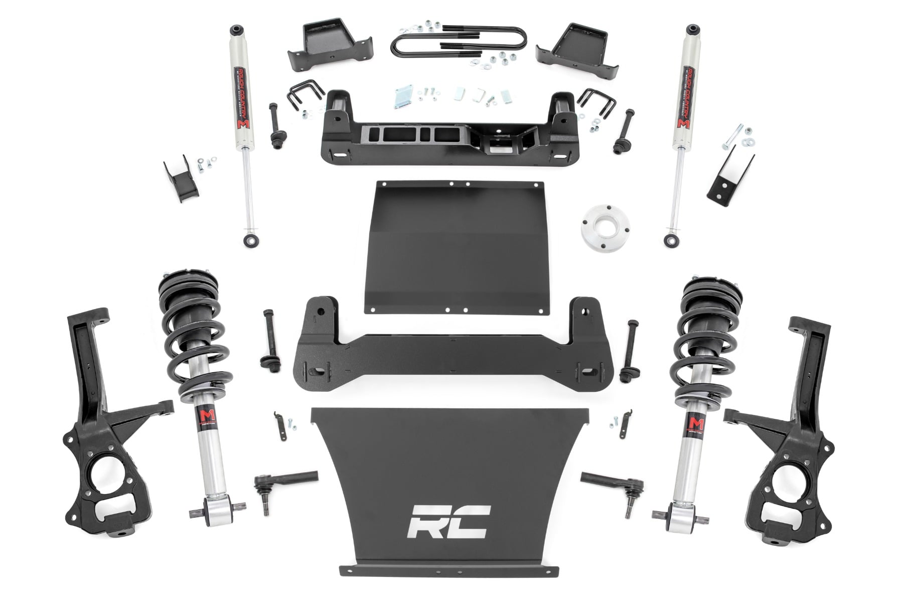 Rough Country 6 Inch Lift Kit M1 Struts/M1 Chevy Silverado 1500 2WD (2025-2026)