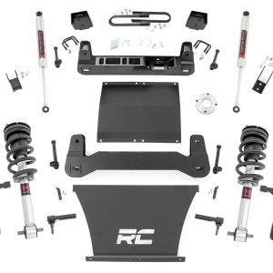 Rough Country 6 Inch Lift Kit Mono Leaf Rear M1 Struts/M1 Chevy Silverado 1500 (25-26)