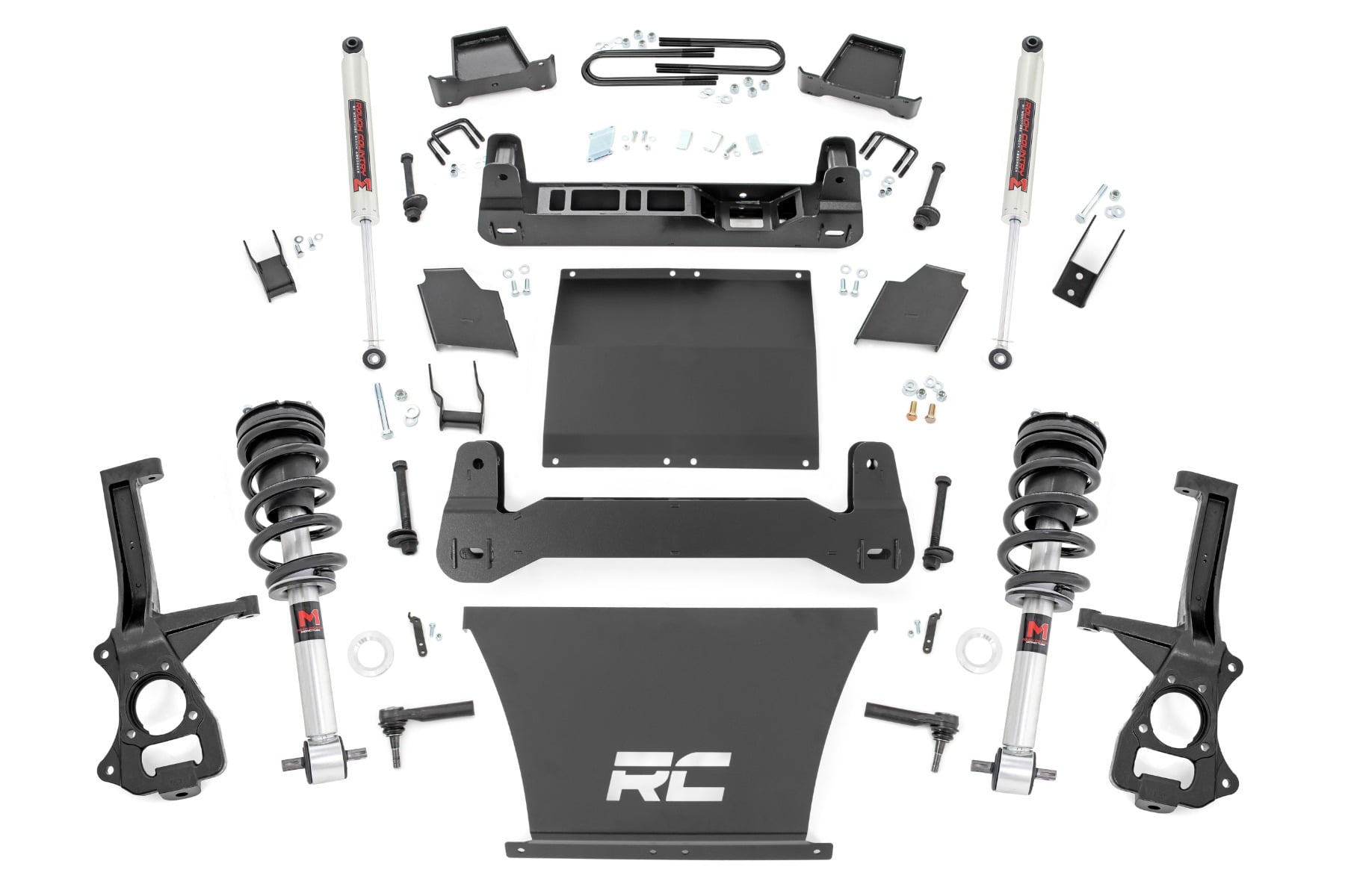Rough Country 4 Inch Lift Kit AT4/Trailboss M1/M1 Chevy/GMC 1500 (25-26)