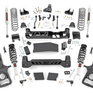 Rough Country 6 Inch Lift Kit M1 Struts Rear Coils Ram 1500 4WD (2025-2026)