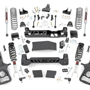 Rough Country 6 Inch Lift Kit 22XL M1 Struts Rear Coils Ram 1500 4WD (2025-2026)