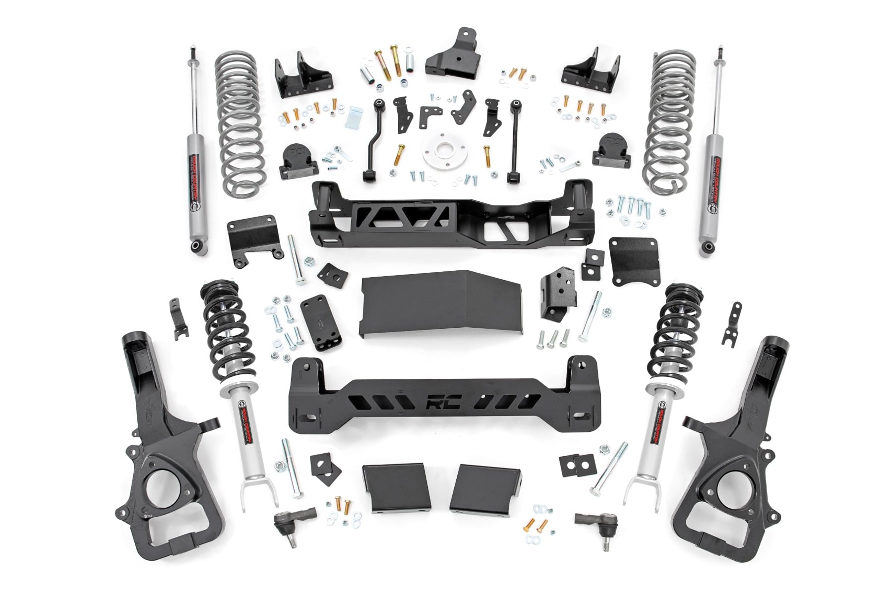 Rough Country 6 Inch Lift Kit 22XL N3 Struts Rear Coils Ram 1500 4WD (2025-2026)