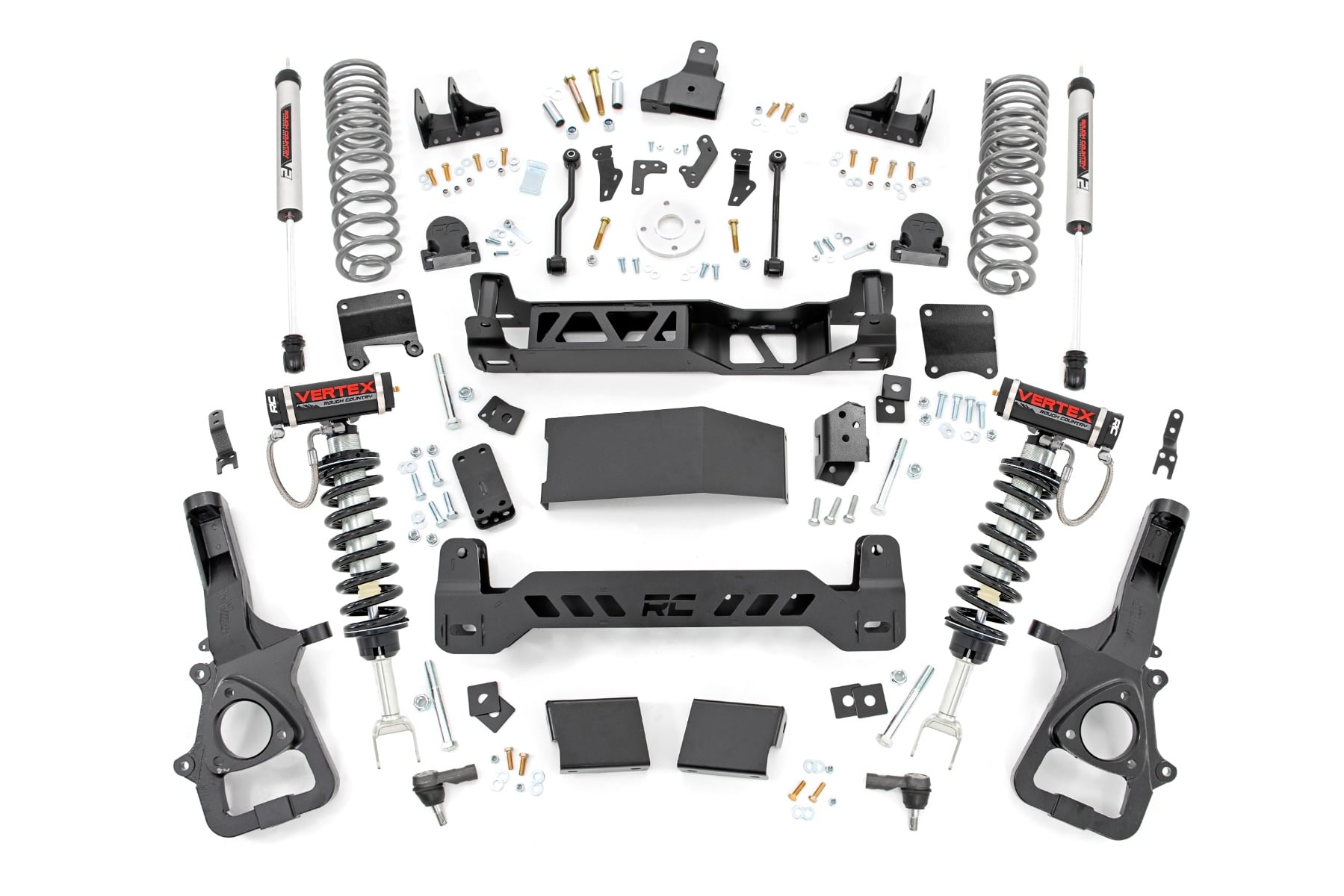 Rough Country 6 Inch Lift Kit Vertex/V2 Rear Coils Ram 1500 4WD (2025-2026)