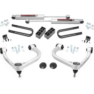 Rough Country 3 Inch Lift Kit Forged UCA N3 Struts Ford F-150 4WD (2021-2026)
