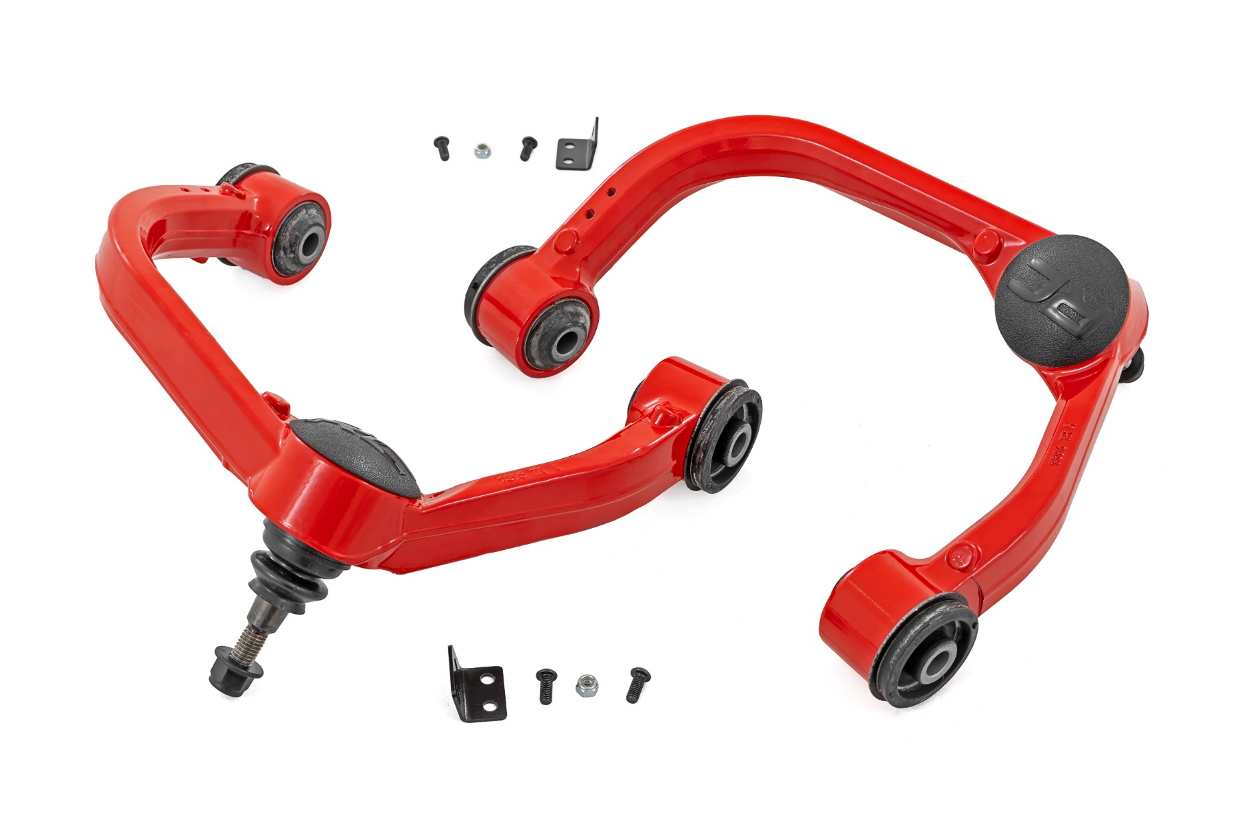 Rough Country Red Forged Upper Control Arms 3 Inch Lift Ford F-150 2WD/4WD (2021-2026)