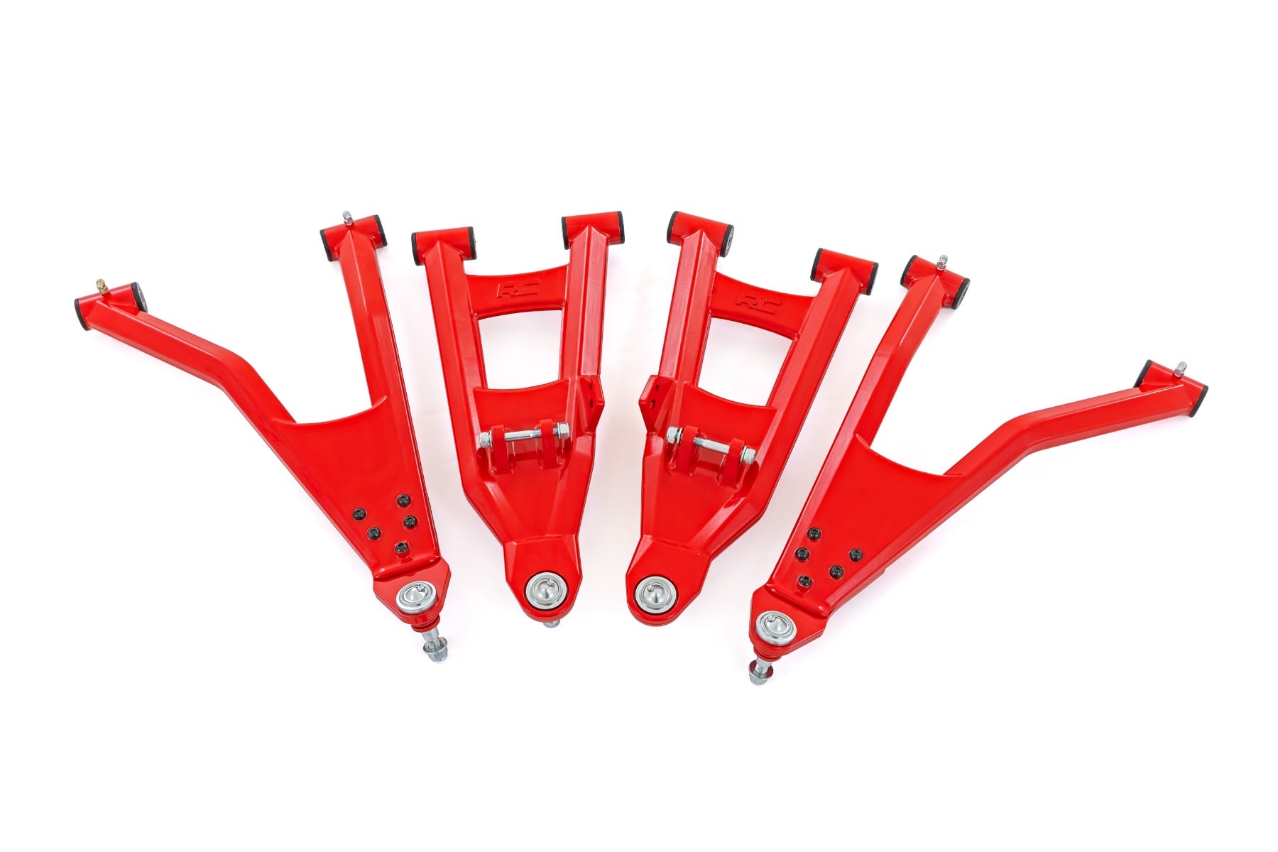 Rough Country Red Aluminum Control Arms 2″ Forward Offset Polaris Ranger XP 1000