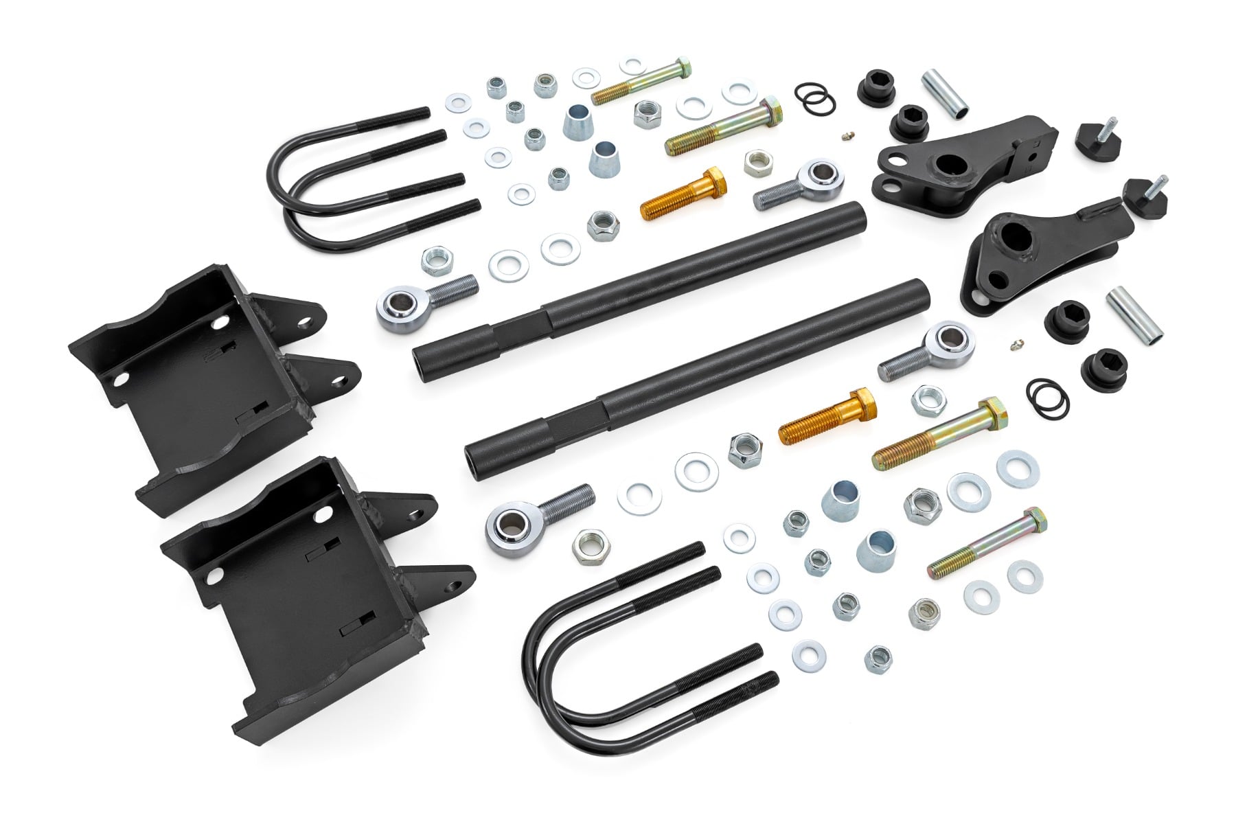 Rough Country Traction Bar Kit 2-5 Inch Lowering Kit Ford F-150 (2021-2025)