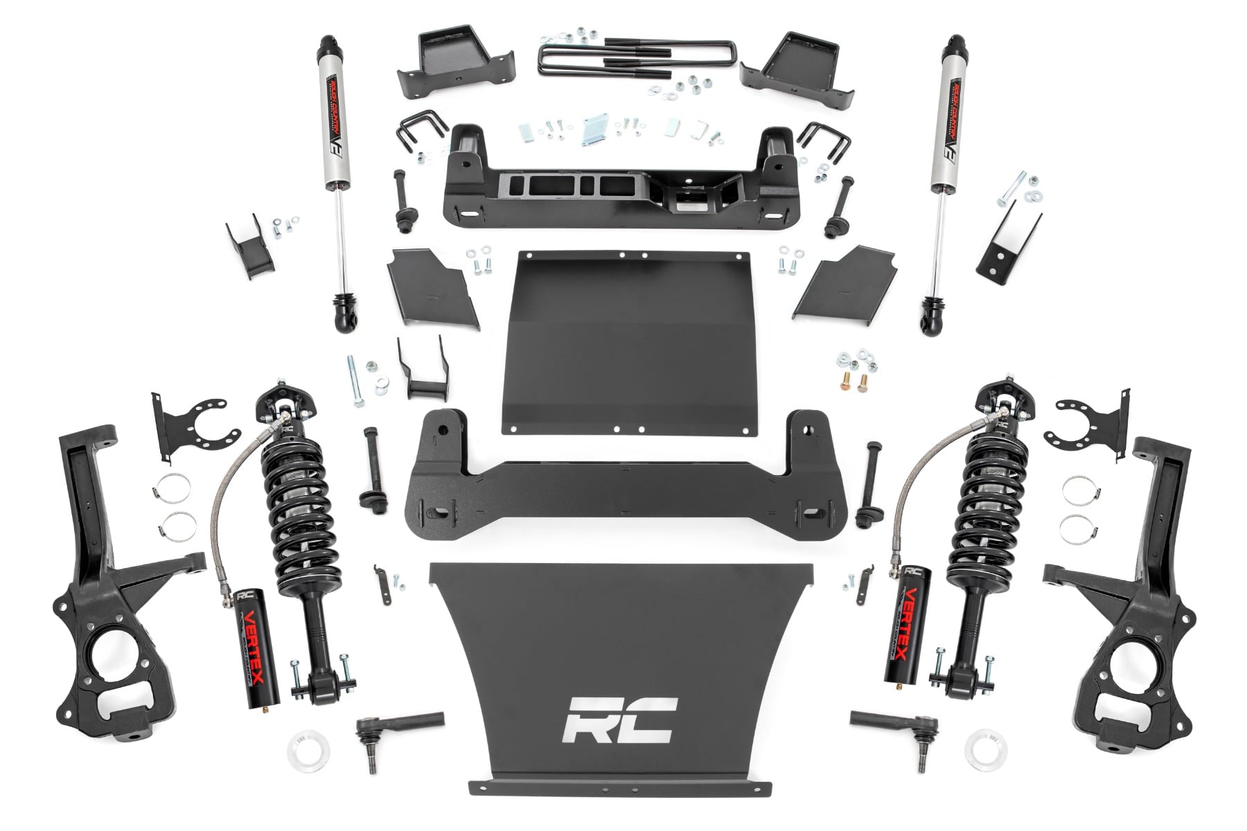 Rough Country 6 Inch Lift Kit Vertex/V2 Chevy Silverado 1500 4WD (2019-2024)