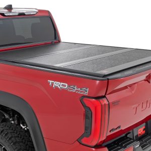 Rough Country Hard Low Profile Bed Cover 5’7″ Bed Cargo Mgmt Toyota Tundra (22-26)