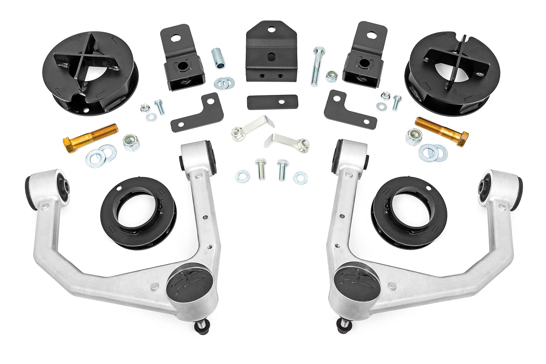 Rough Country 2.5 Inch Lift Kit TRD Pro Toyota Tundra 4WD (2022-2026)
