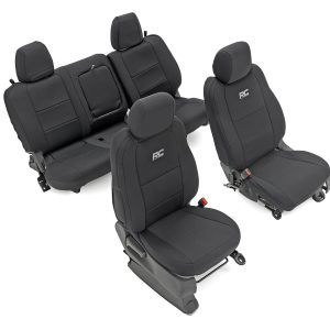 Rough Country Seat Covers FR & RR Crew Cab Nissan Frontier 2WD/4WD (2022-2026)