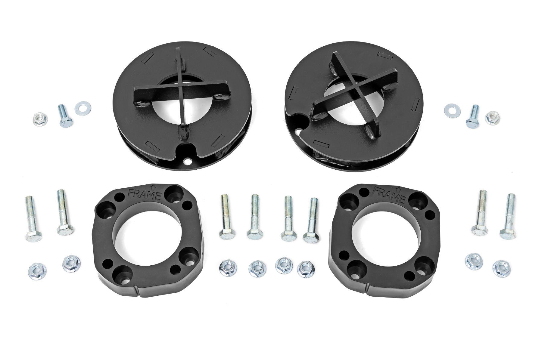 Rough Country 1.75 Inch Leveling Kit w/ Rear Spacer Toyota Tundra 2WD/4WD (2022-2026)