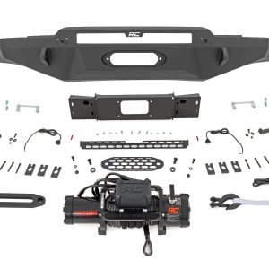 Rough Country Hybrid Front Bumper 12000S Toyota Tundra 2WD/4WD (2022-2026)