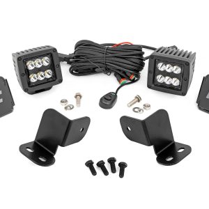 Rough Country LED Light Kit Rear Mount 2″ Black Pair Segway 570 F