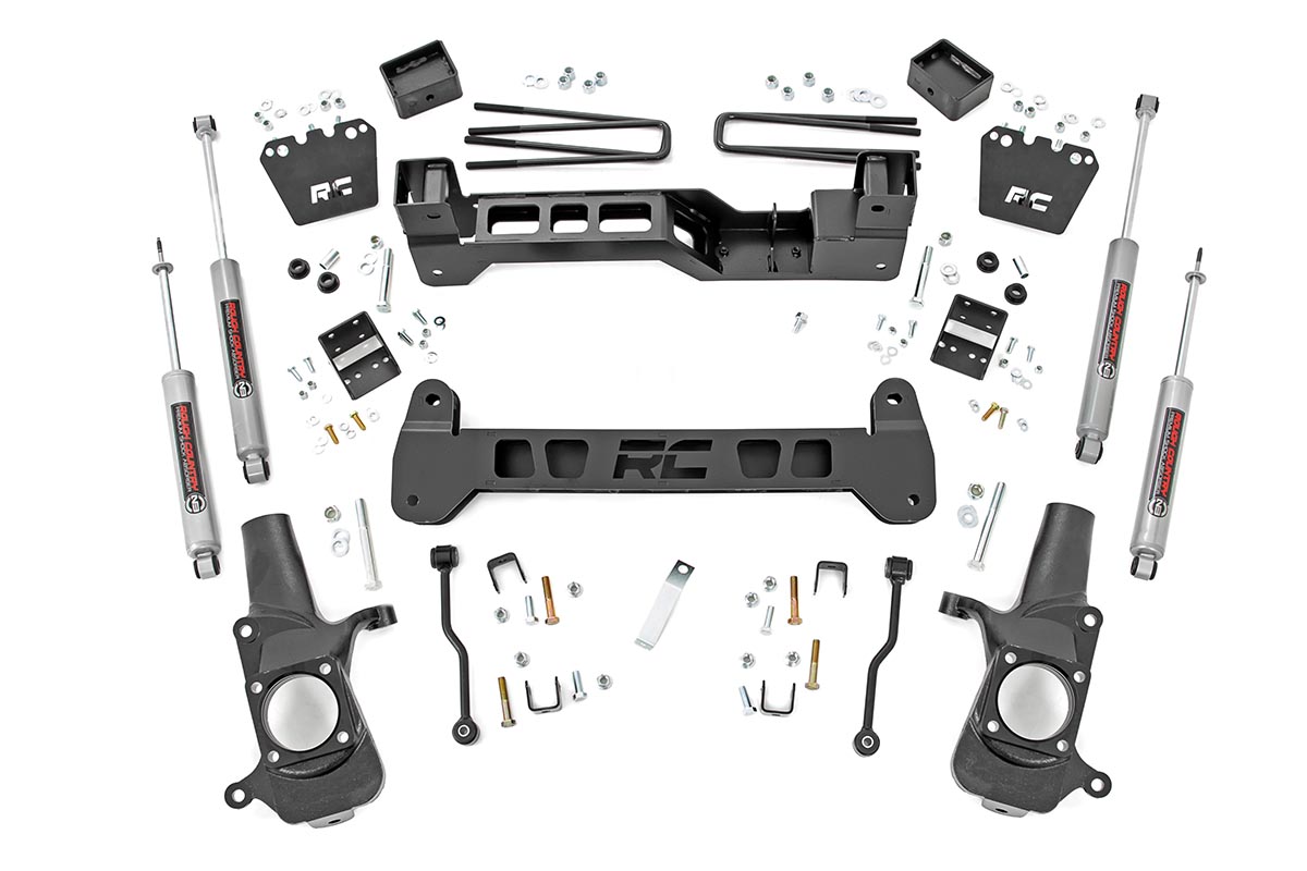 Rough Country 6 Inch Lift Kit Chevy Silverado & GMC Sierra 2500HD 2WD (2001-2010)