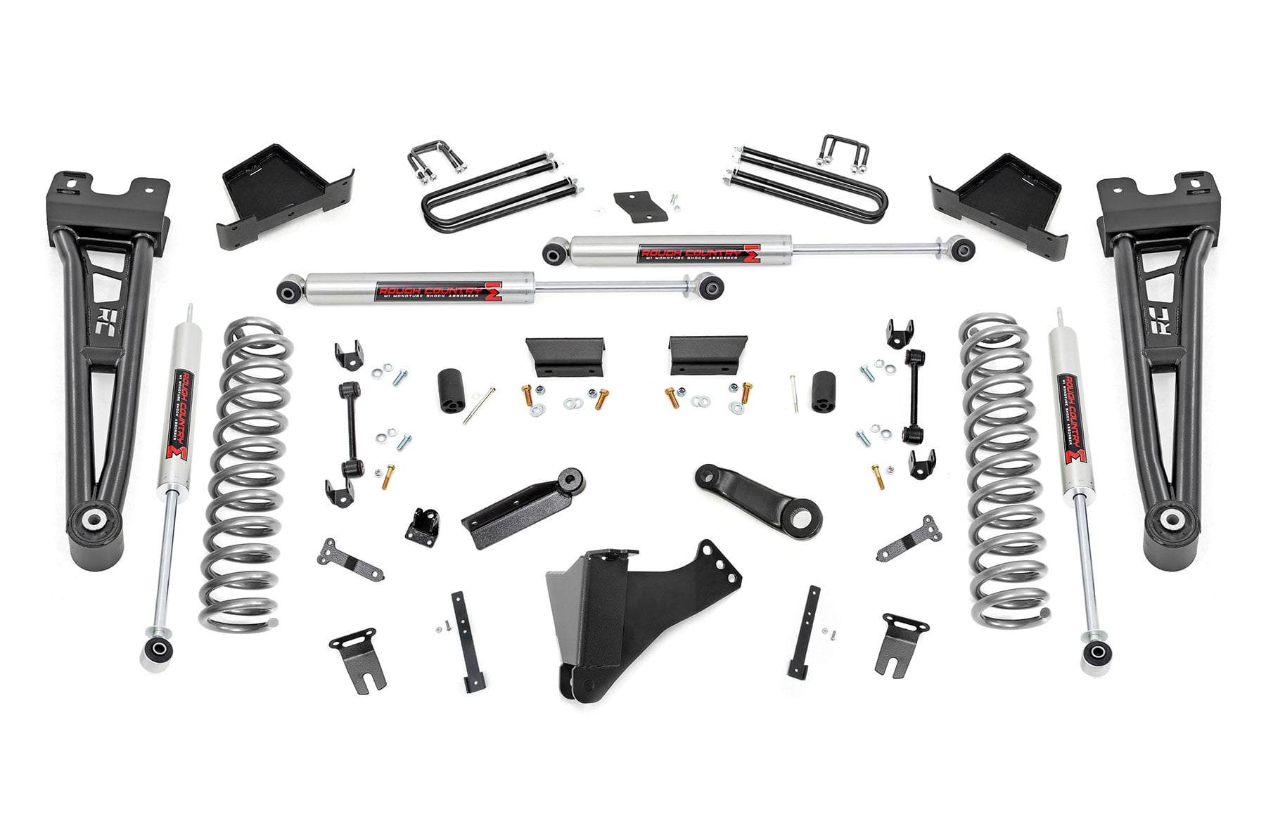 Rough Country 6 Inch Lift Kit Radius Arm M1 Ford F-250/F-350 Super Duty 4WD (23-26)