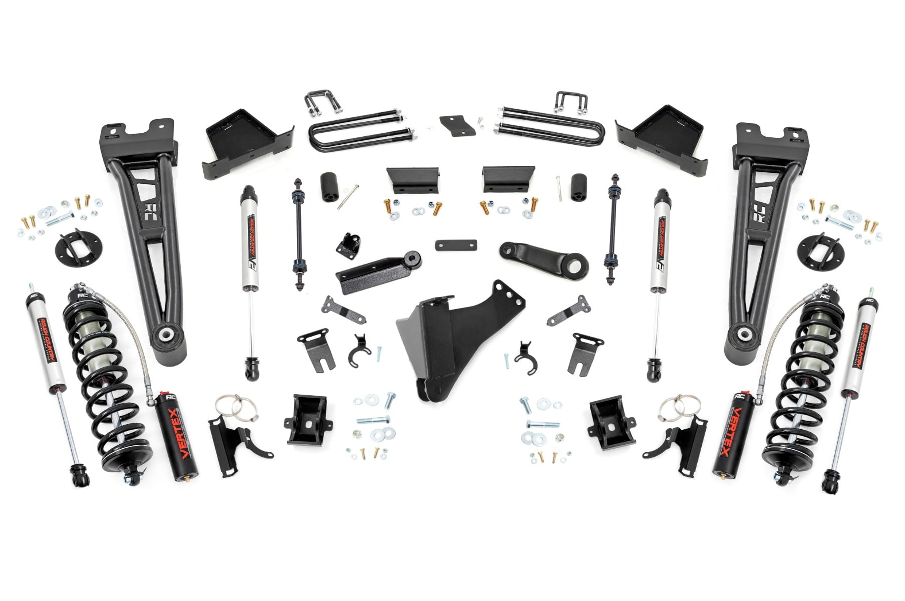 Rough Country 4.5 Inch Lift Kit R/A C/O V2 Ford F-250/F-350 Super Duty 4WD (23-26)
