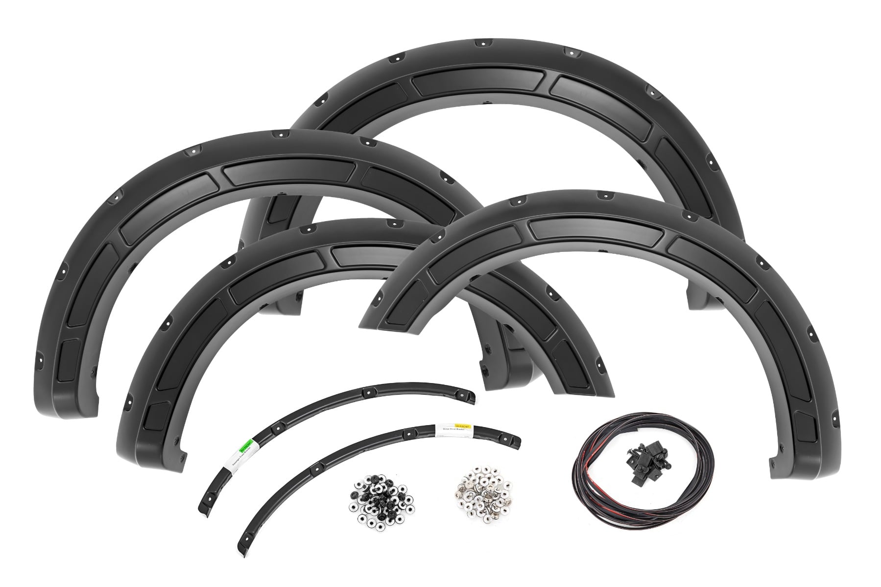 Rough Country Defender Fender Flares M7 Carbonized Gray Ford F-250/F-350 Super Duty (23-26)
