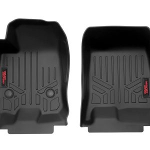 Rough Country Floor Mats FR Crew Chevy/GMC Canyon/Colorado 2WD/4WD (2023-2026)