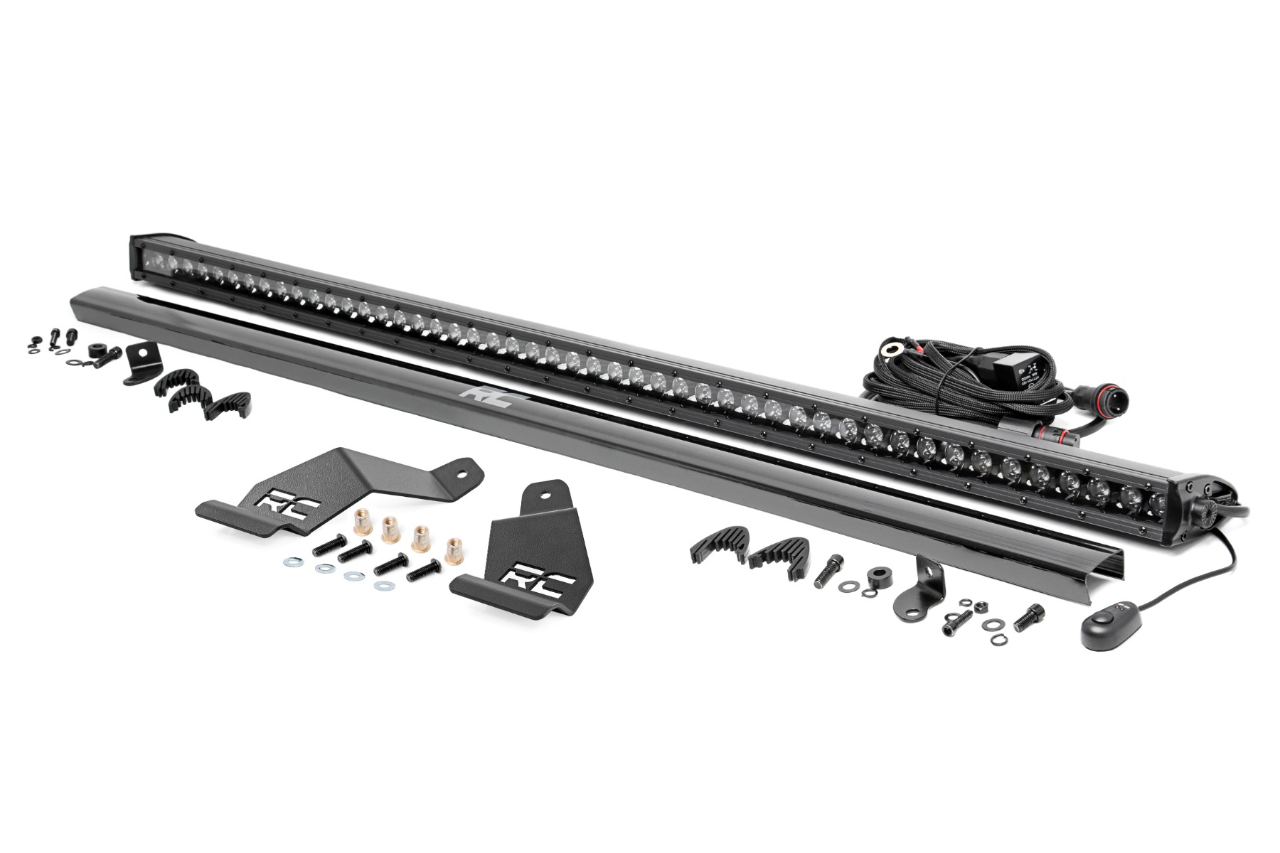 Rough Country LED Light Mount 50″ Black Single Row CFMOTO UFORCE U10 Pro