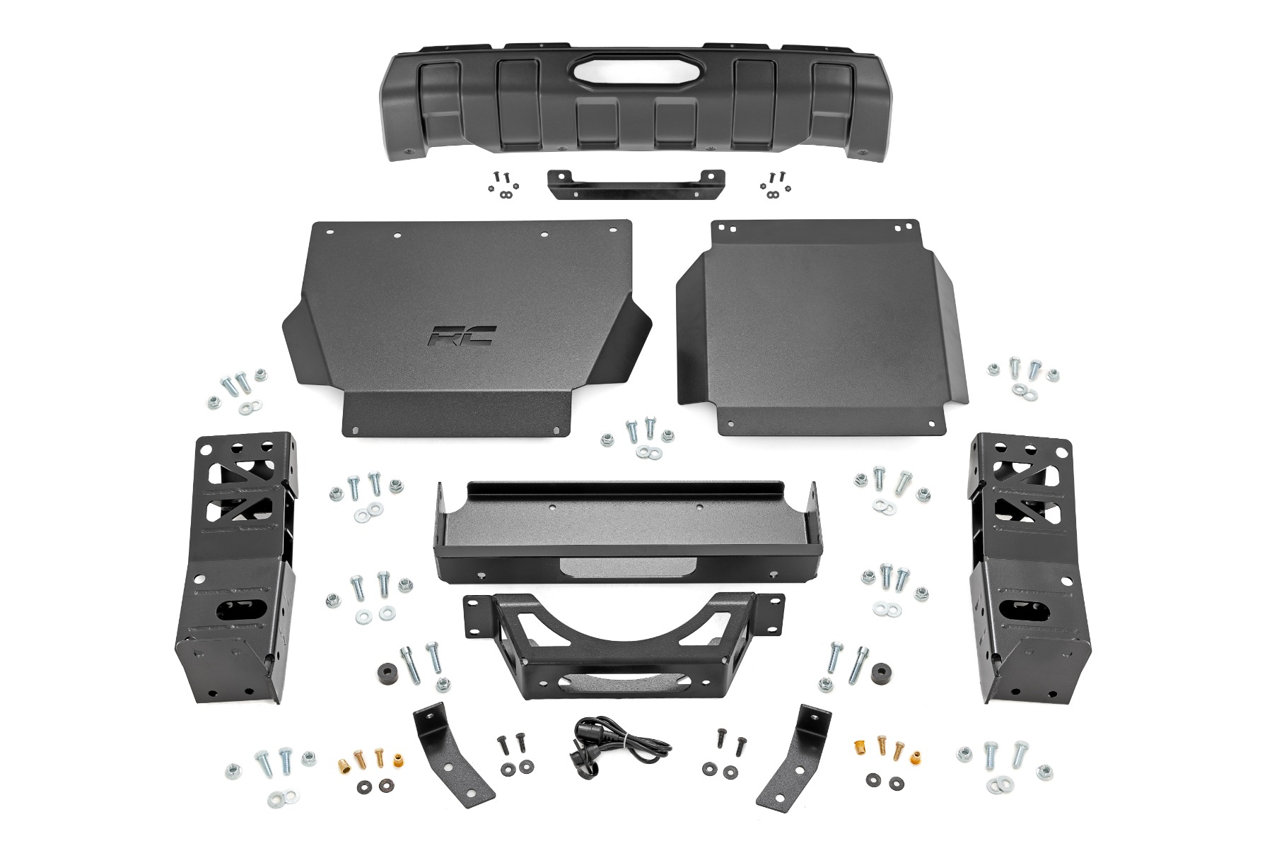 Rough Country FXS Hidden Winch Mount Toyota Tacoma 4WD (2024-2026)