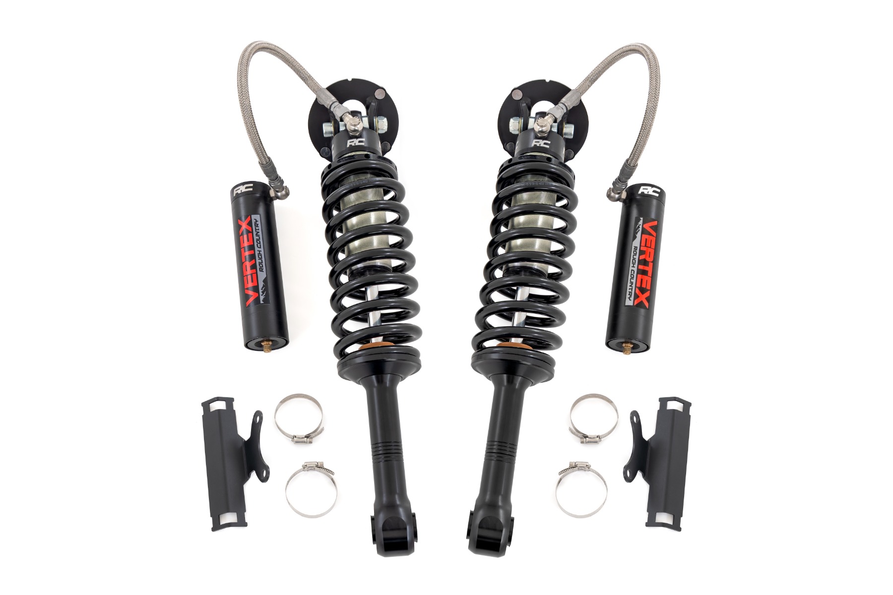 Rough Country Vertex 2.5 Reservoir Coilovers Front 3.5″ Toyota Tacoma 4WD (2024-2026)