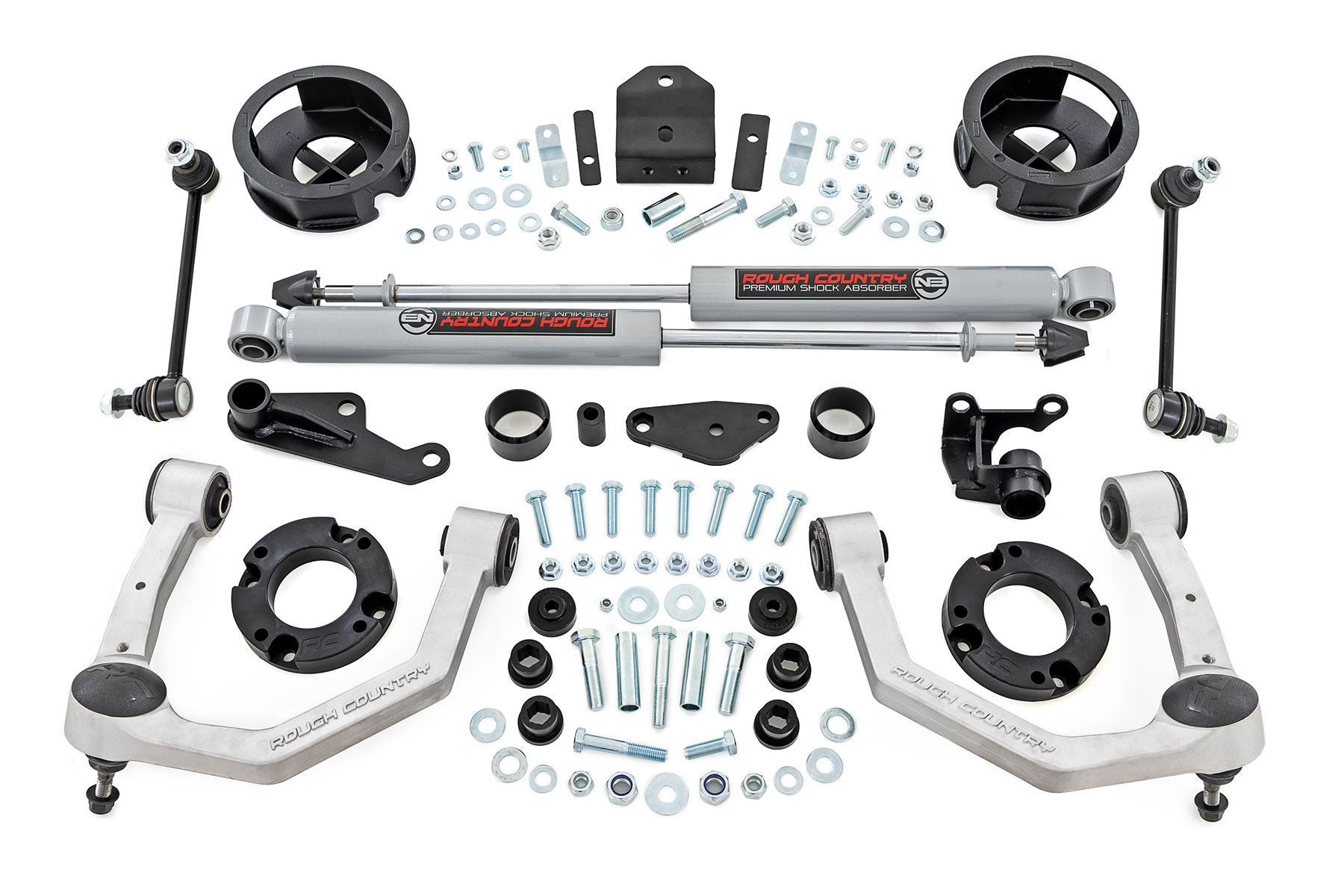 Rough Country 3.5 Inch Lift Kit TRD Offroad Toyota 4Runner 4WD (2025-2026)