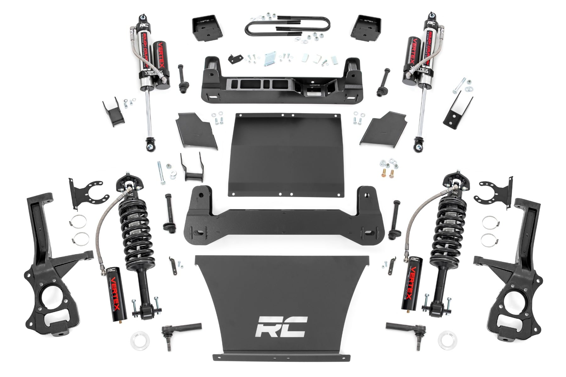Rough Country 6 Inch Lift Kit Mono Leaf Rear Vertex GMC Sierra 1500 2WD/4WD (19-24)