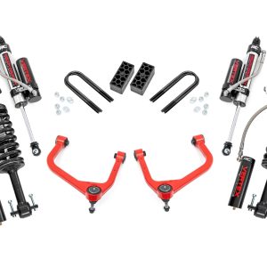 Rough Country 3.5 Inch Lift Kit Vertex Rear Mono Leaf Chevy Silverado 1500 (22-24)