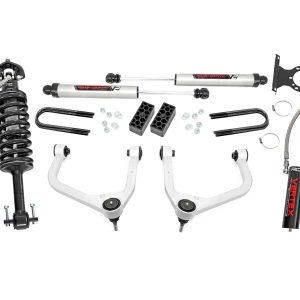 Rough Country 3.5 Inch Lift Kit Vertex/V2 Rear Mono Leaf Chevy Silverado 1500 (25-26)