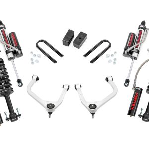 Rough Country 3.5 Inch Lift Kit Mono Leaf Rear Vertex GMC Sierra 1500 2WD/4WD (19-24)