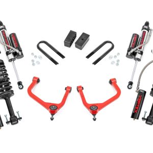 Rough Country 3.5 Inch Lift Kit Mono Leaf Rear Vertex GMC Sierra 1500 2WD/4WD (19-24)