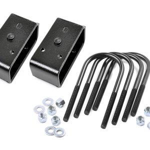 Rough Country 2 Inch Block & U-Bolt Kit Ford F-250 Super Duty 2WD/4WD (2005-2010)
