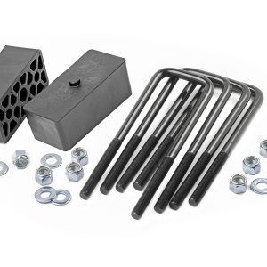 Rough Country 2 Inch Block & U-Bolt Kit Toyota Truck/Tacoma/Tundra