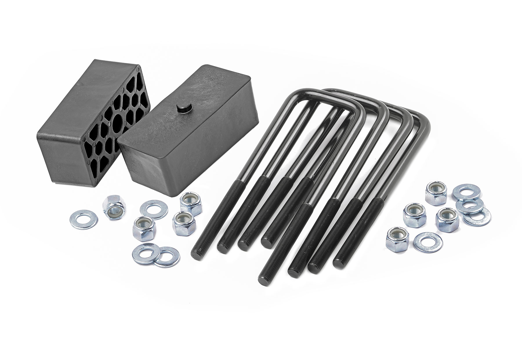Rough Country 2 Inch Block & U-Bolt Kit Toyota Truck/Tacoma/Tundra