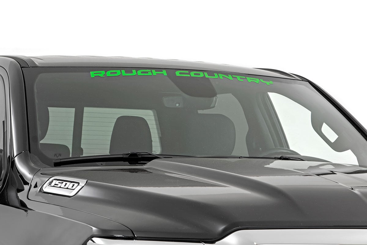 Rough Country Decal 3.6 Inch x 35 Inch Kelly Green