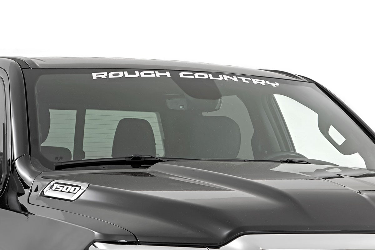 Rough Country Decal 3.6 Inch x 35 Inch White