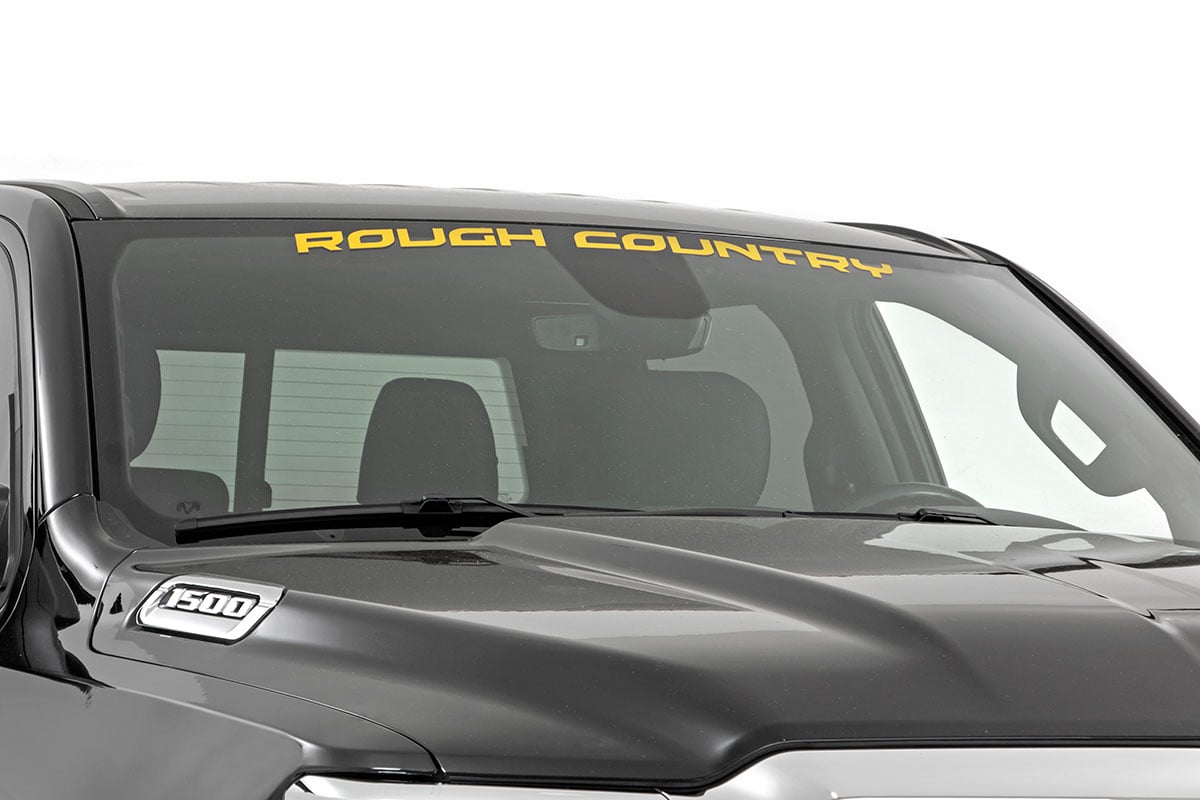 Rough Country Decal 3.6 Inch x 35 Inch Yellow