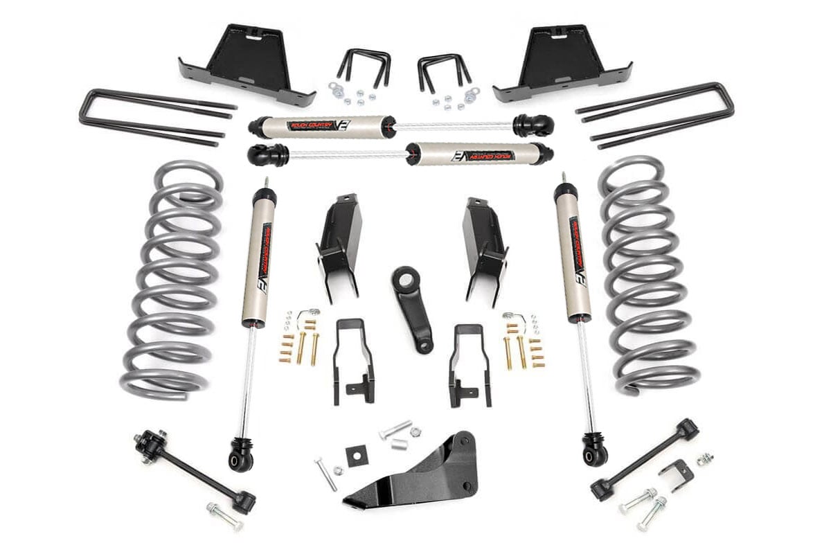 Rough Country 5 Inch Lift Kit Gas V2 Ram 2500/3500 4WD (2003-2007)