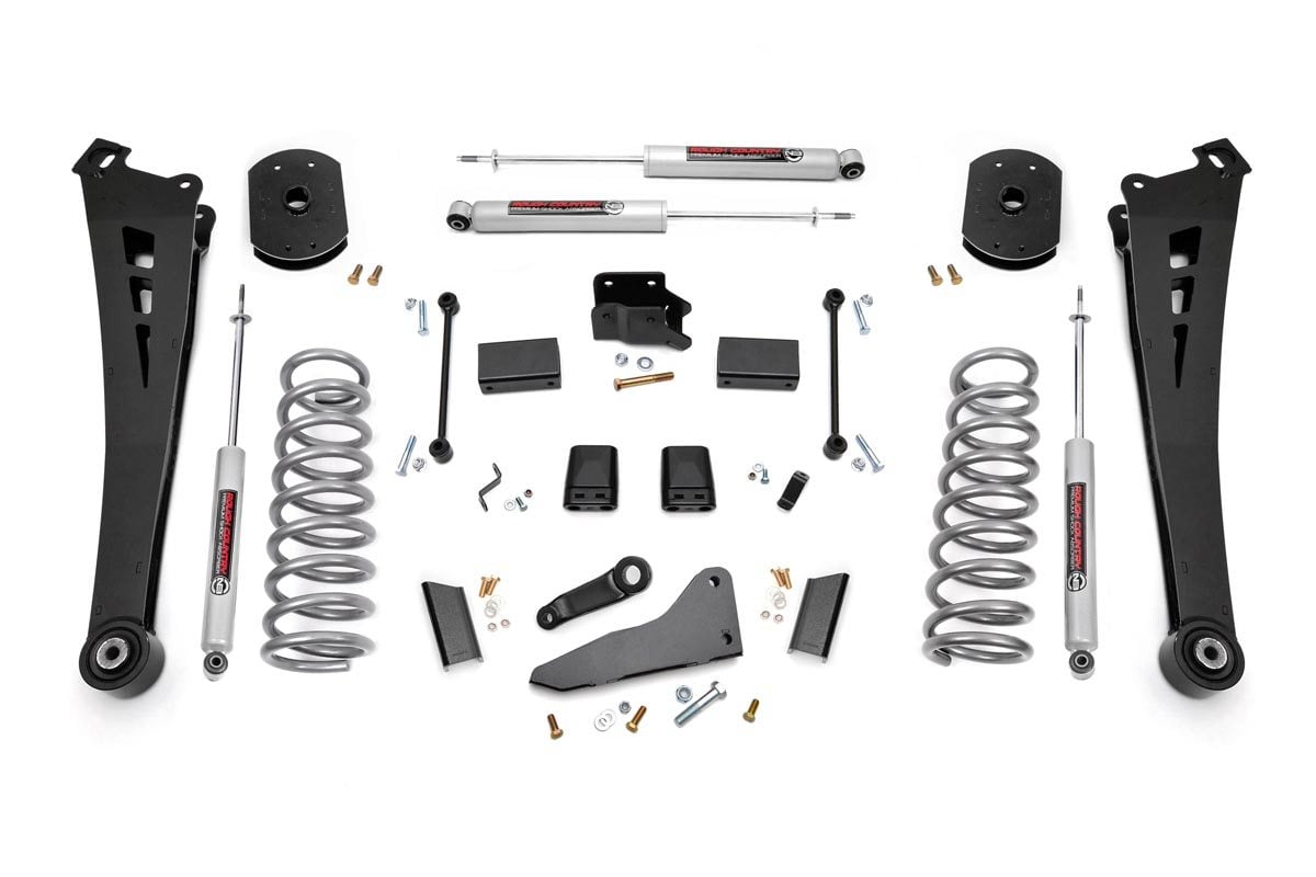 Rough Country 4.5 Inch Lift Kit Gas Powerwagon Ram 2500 4WD (2014-2018)