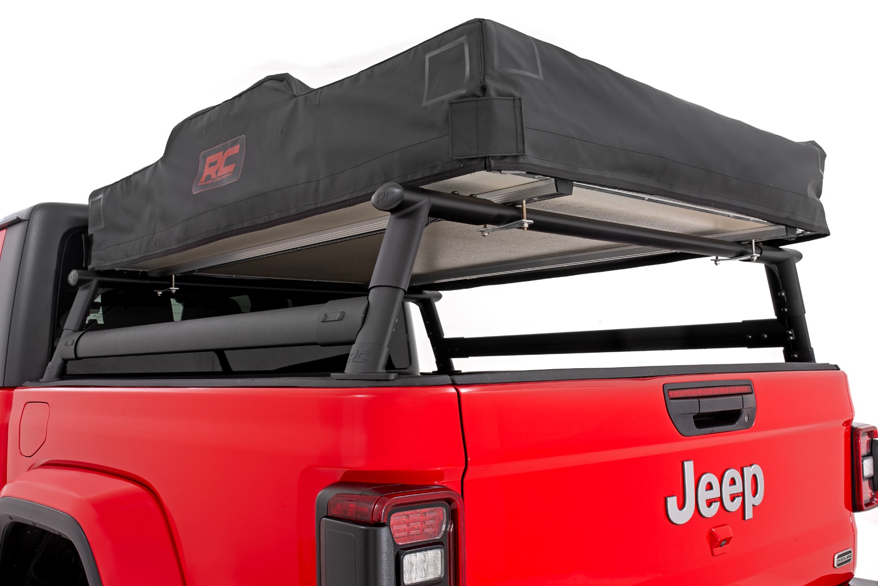 Rough Country Bed Rack Half Rack Aluminum Jeep Gladiator JT 4WD (2020-2026)