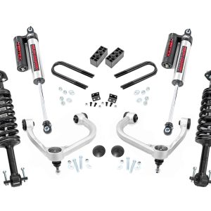 Rough Country 3 Inch Lift Kit Fabbed UCA Vertex Ford F-150 4WD (2021-2026)