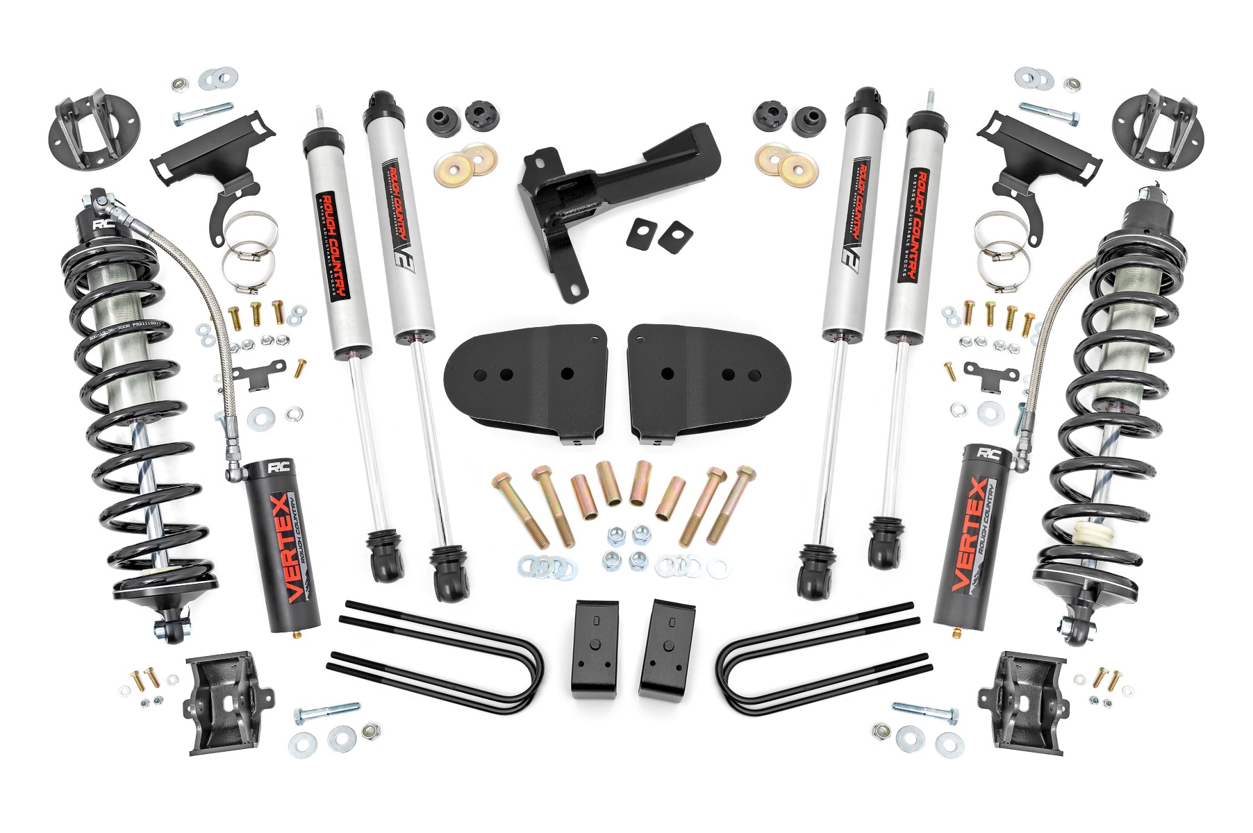 Rough Country 3 Inch Lift Kit Diesel Coilover Conversion Ford F-250 Super Duty (23-26)