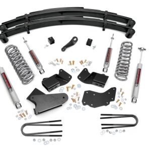 Rough Country 4 Inch Lift Kit Rear Springs Ford Bronco II 4WD (1984-1990)