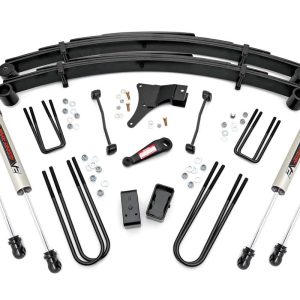 Rough Country 4 Inch Lift Kit Rear Blocks V2 Ford F-250/F-350 Super Duty 4WD (1999)