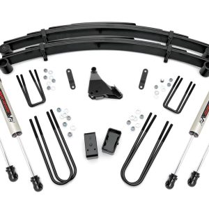 Rough Country 4 Inch Lift Kit Rear Blocks V2 Ford F-250/F-350 Super Duty 4WD (99-04)