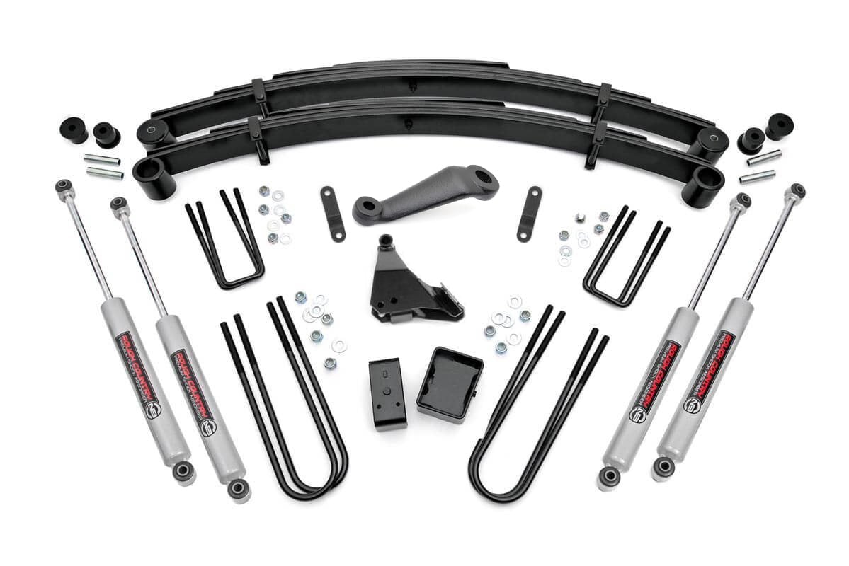 Rough Country 6 Inch Lift Kit Rear Blocks Ford F-250/F-350 Super Duty 4WD (1999-2004)