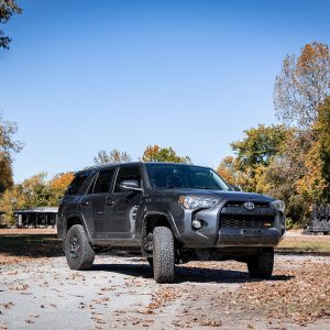 Rough Country 2 Inch Lift Kit X-REAS Red Spacers Toyota 4Runner 2WD/4WD (2010-2024)