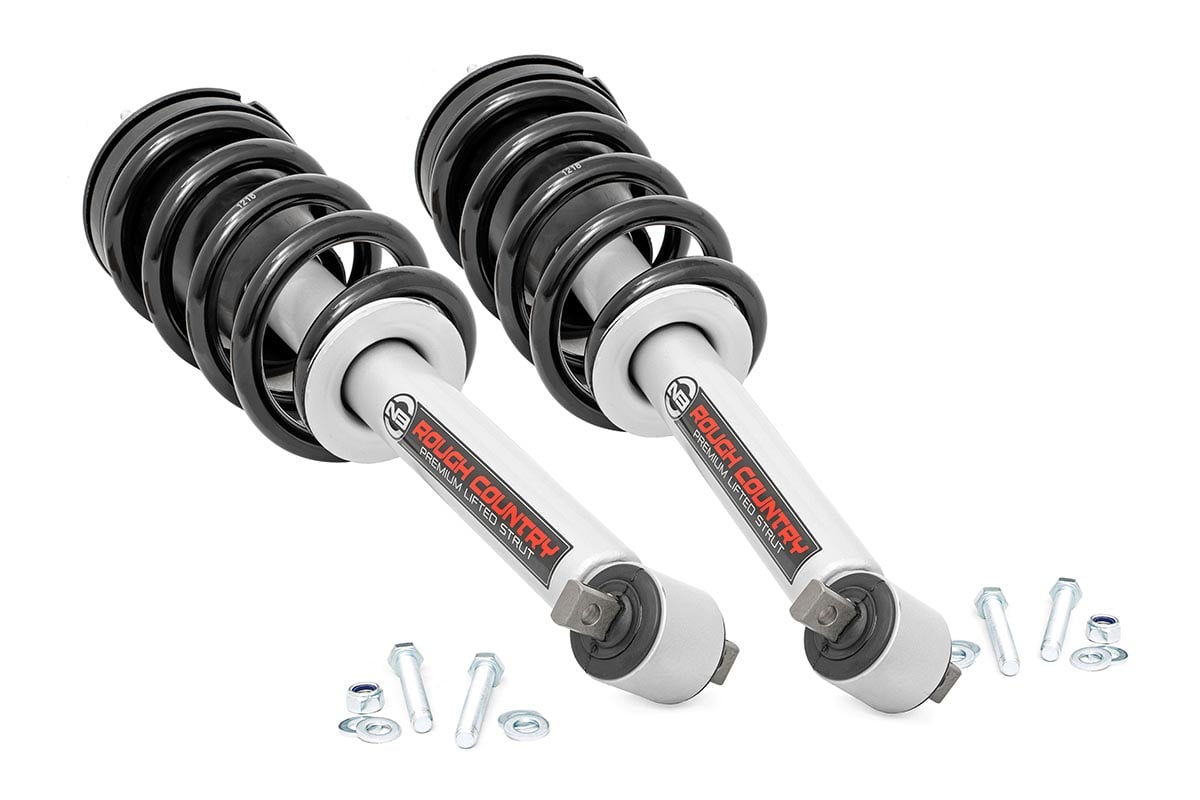 Rough Country Loaded Strut Pair 5 Inch Chevy/GMC 1500 2WD/4WD (14-18 & Classic)